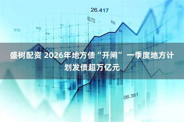 盛树配资 2026年地方债“开闸” 一季度地方计划发债超万亿元